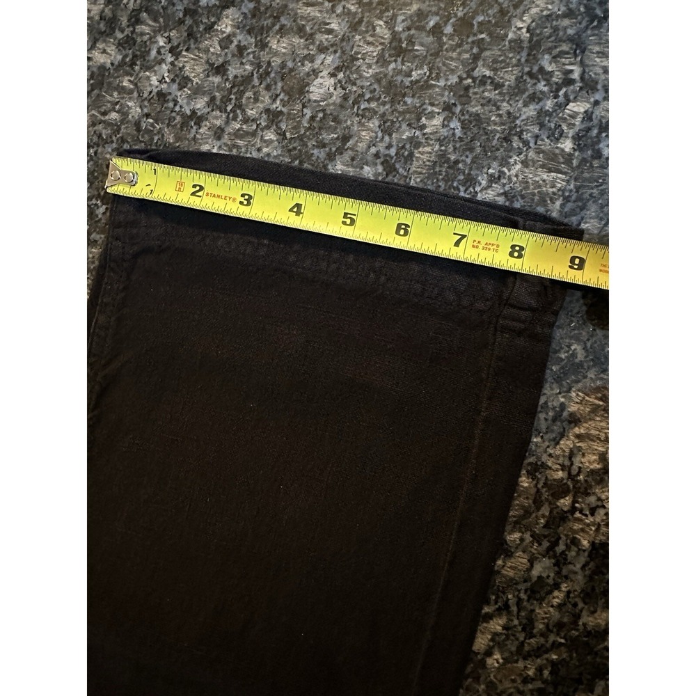 Poetry Women Black Linen Pants Size Us 4. UK 8. NWT 3 Button Pants - Picture 8 of 8